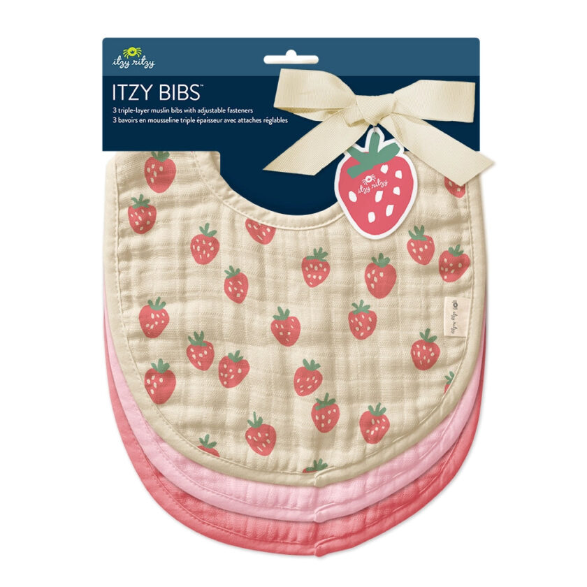 Strawberries and Cream Bibs