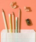 Hexagonal Shorthand Pencil with White Eraser - Image 6