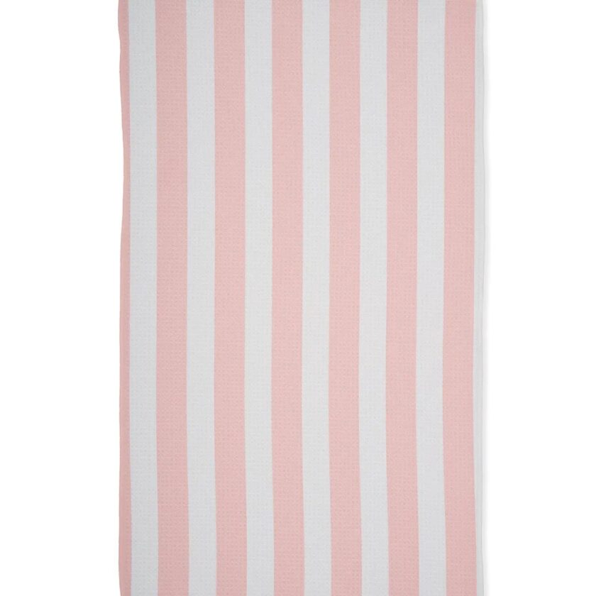 Bold Pink Stripes Summer Towel