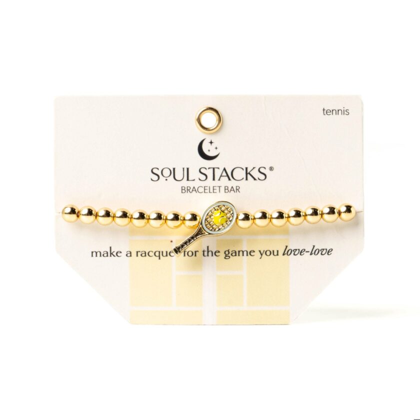 Sports-themed charm bracelet