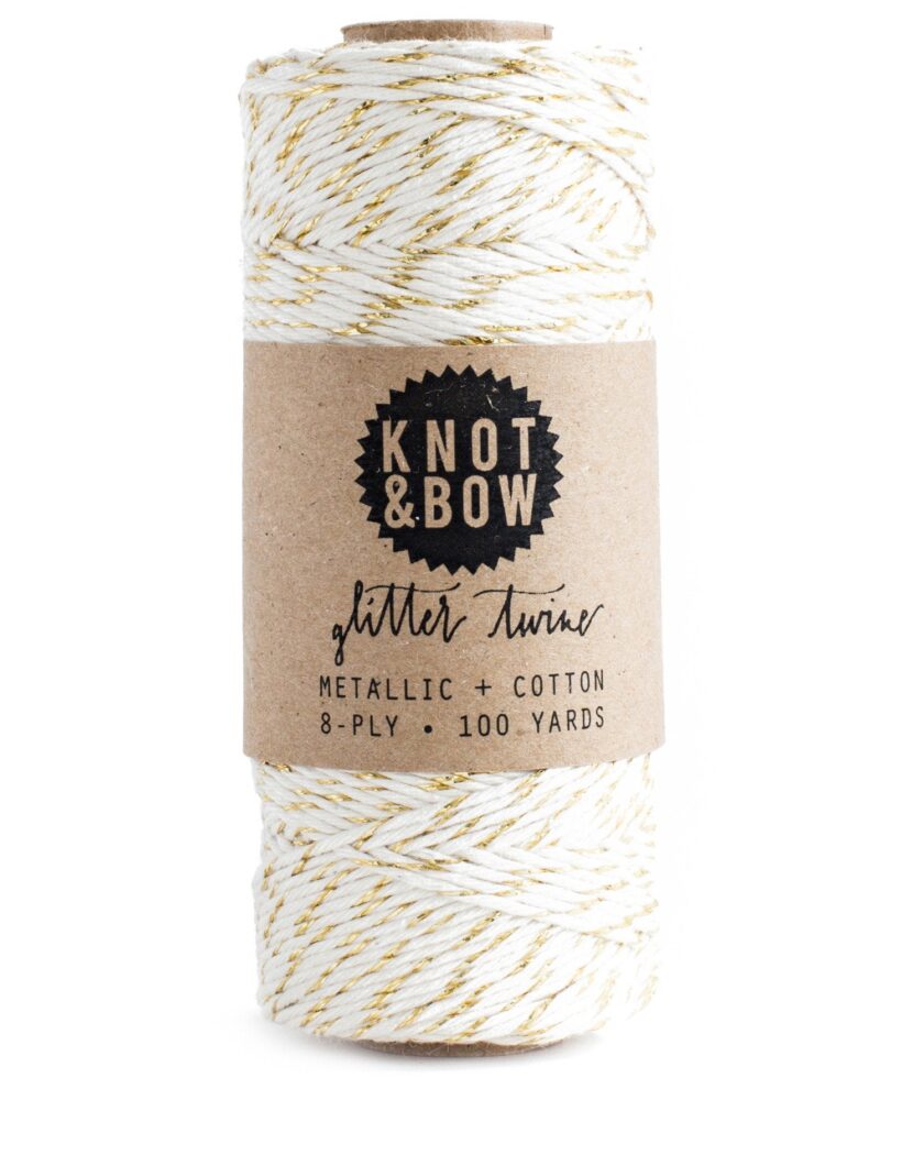 glittery thread spool