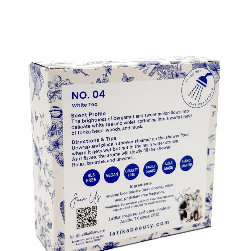 White Tea Aromatic Shower Tablets