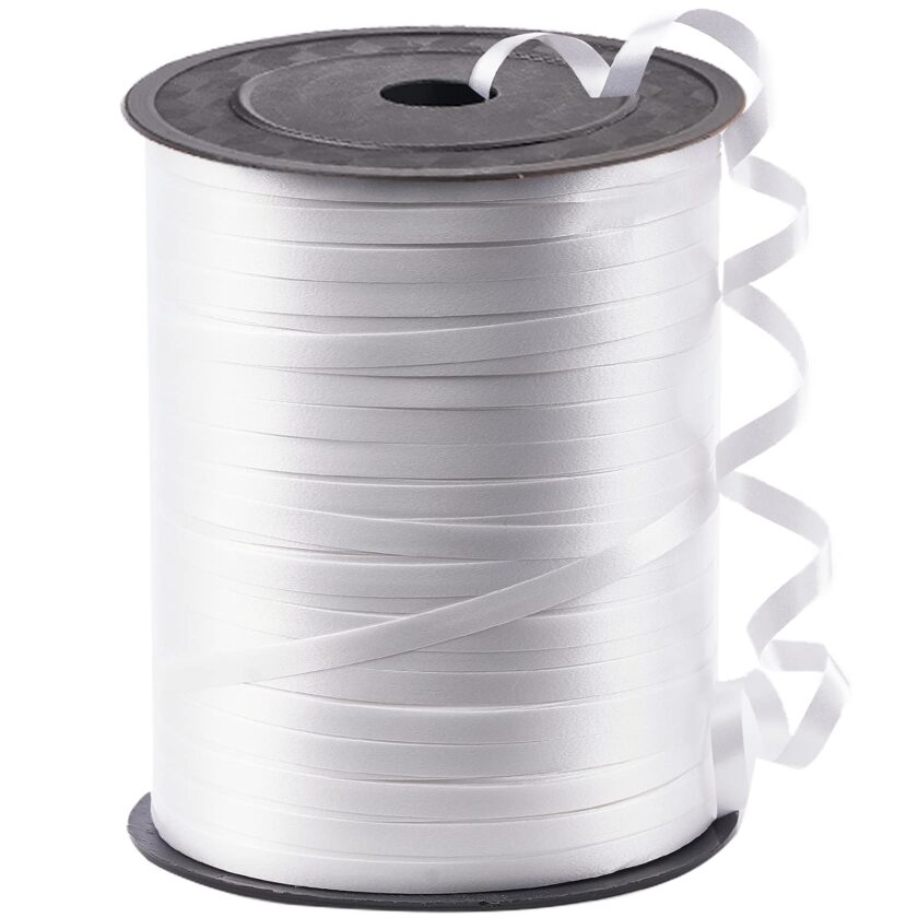 White Curling Ribbon for Crafts - Image 4