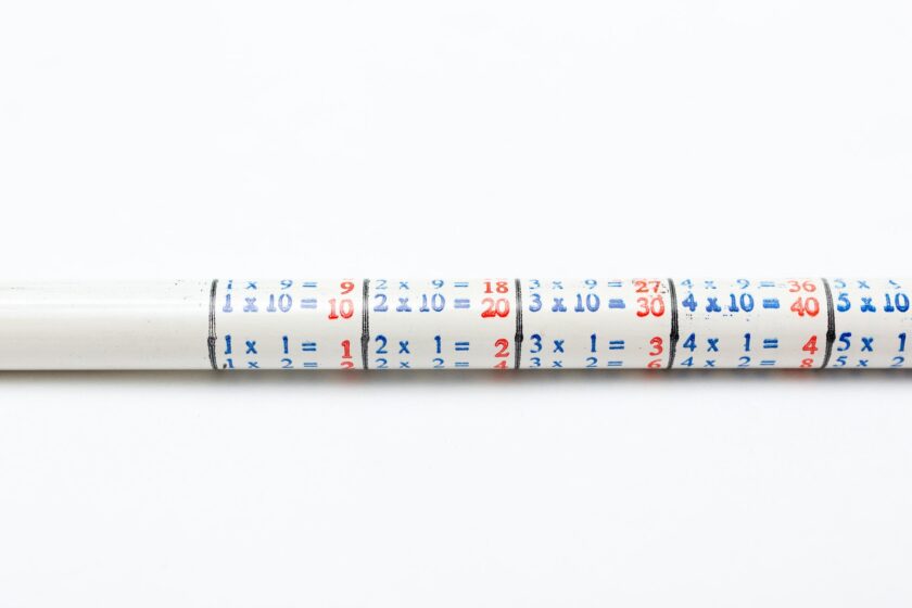classic wooden multiplication aid