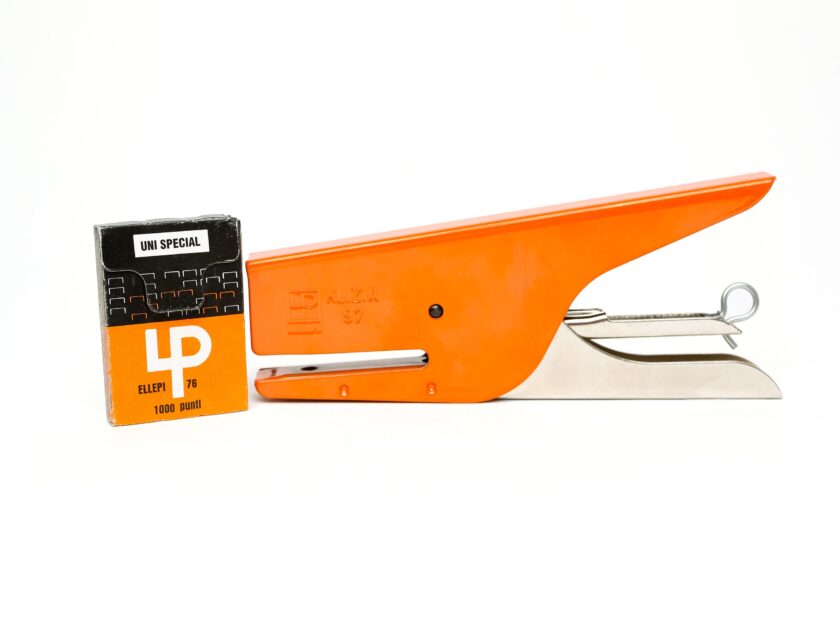 Orange Handheld Stapler - Image 2