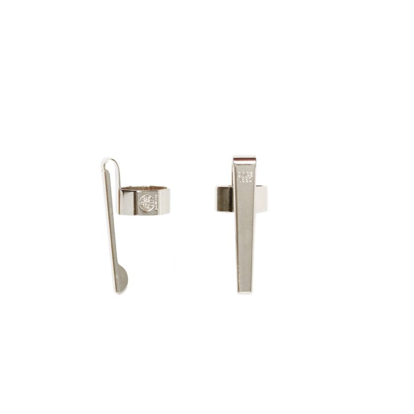 Slide On Octagonal Chrome Clip