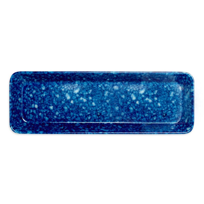 marble tray blue