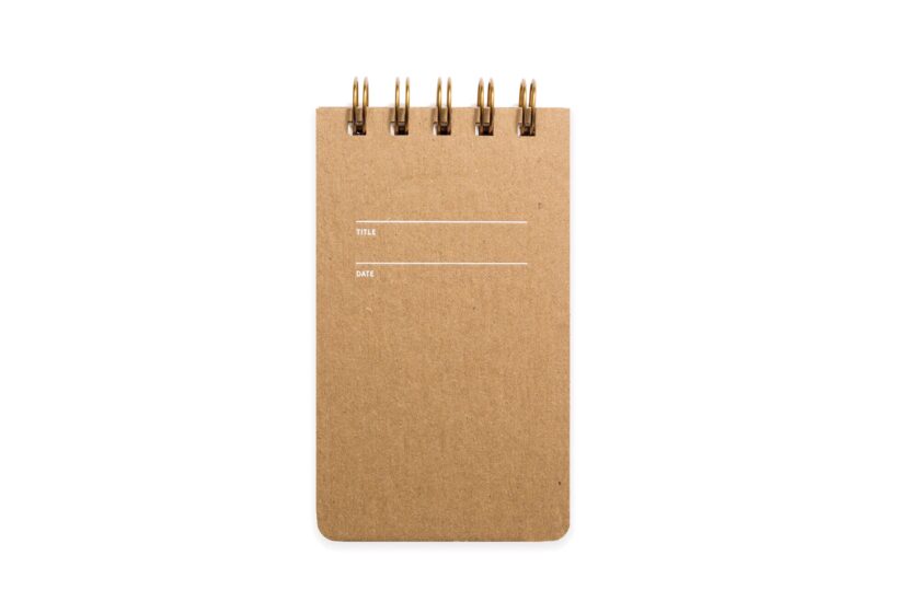 Compact Kraft Notebook