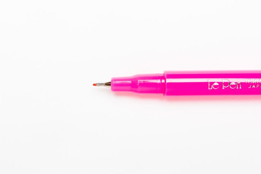 Slim Pink Pen - Image 2