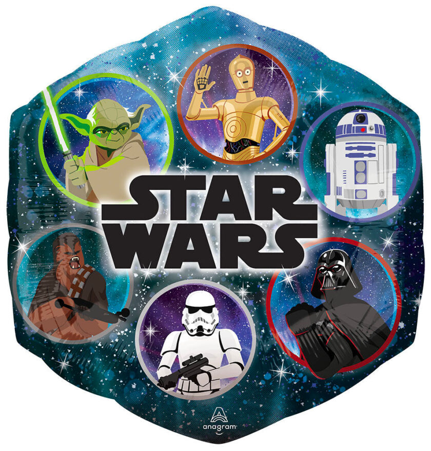 Space Adventure Foil Balloon 23 Helium Filled