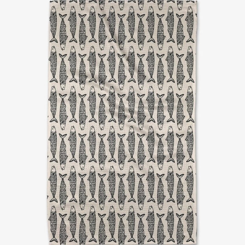 abstract art kitchen towel