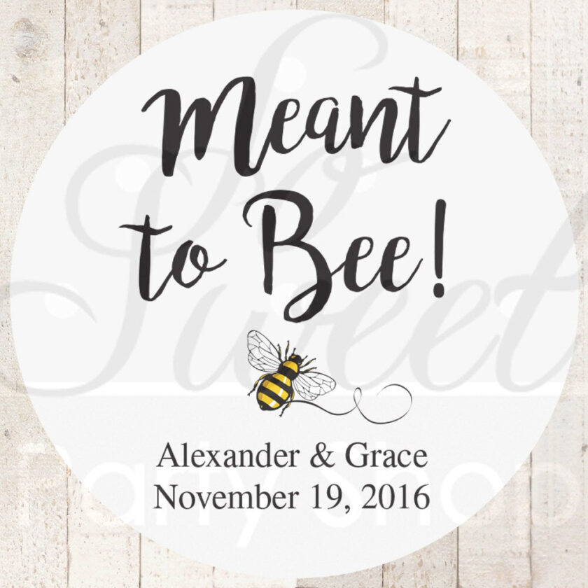 Wedding Favor Stickers Set of 24