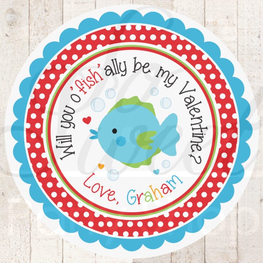 Heart-shaped Valentine Stickers Set