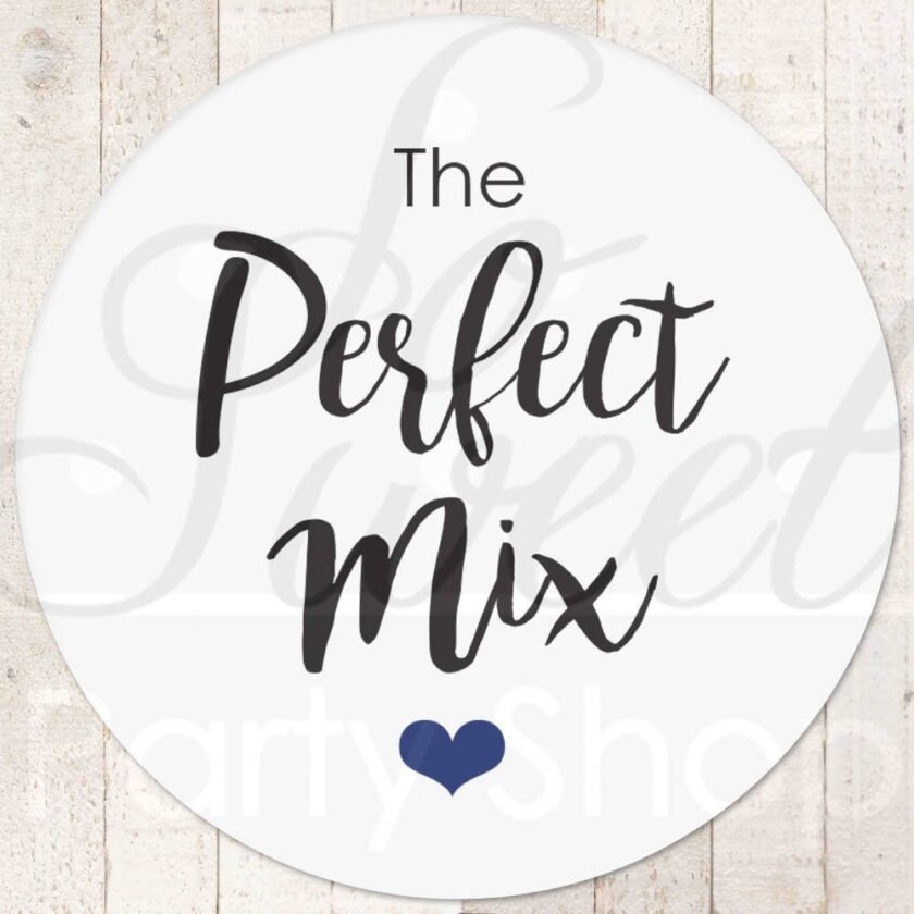 wedding favor treat bag stickers set of 25