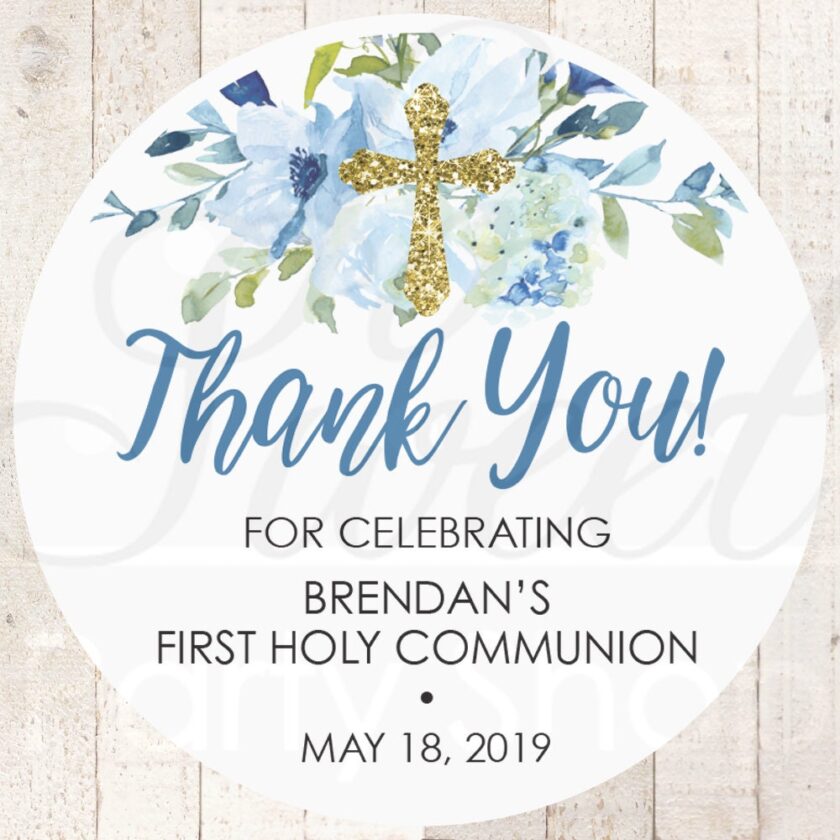 Communion Favor Stickers Set of 24