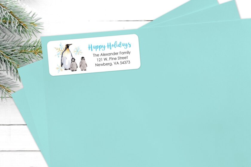 Holiday Address Labels and Seals Set