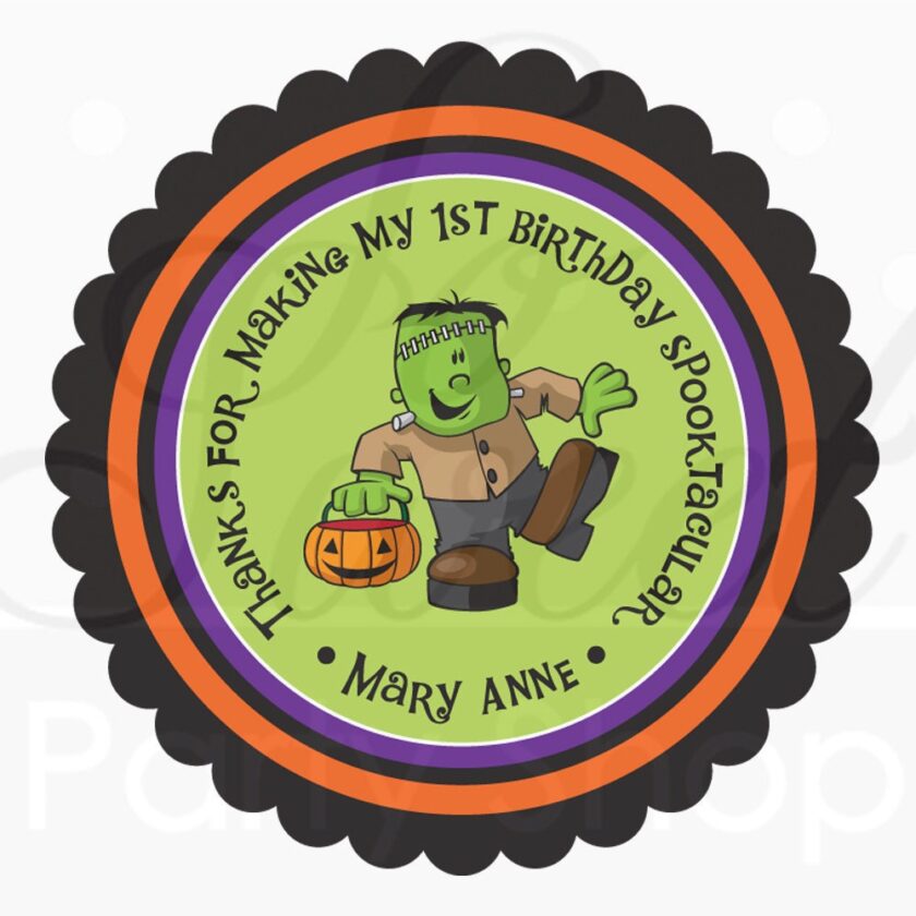 Halloween Favor Stickers Set