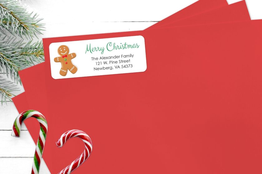 Christmas Address Labels and Seals Set
