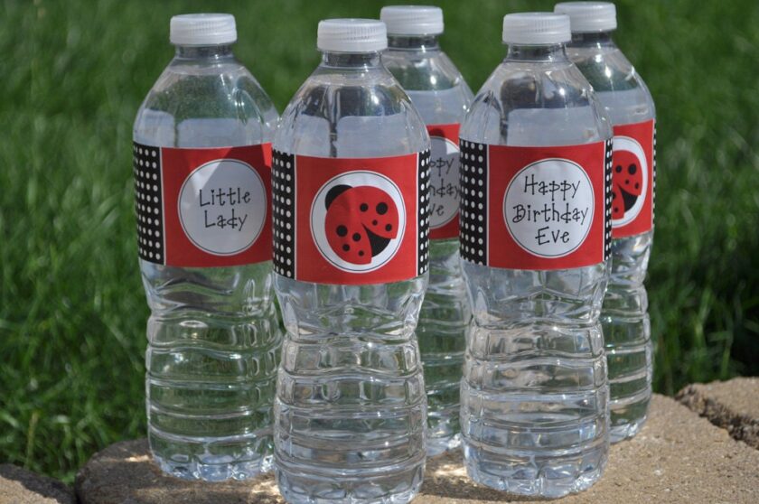 Personalized Water Bottle Wraps Set of 10 - Image 3
