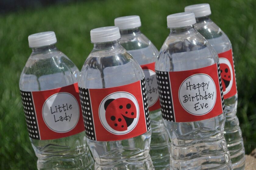 Personalized Water Bottle Wraps Set of 10 - Image 4