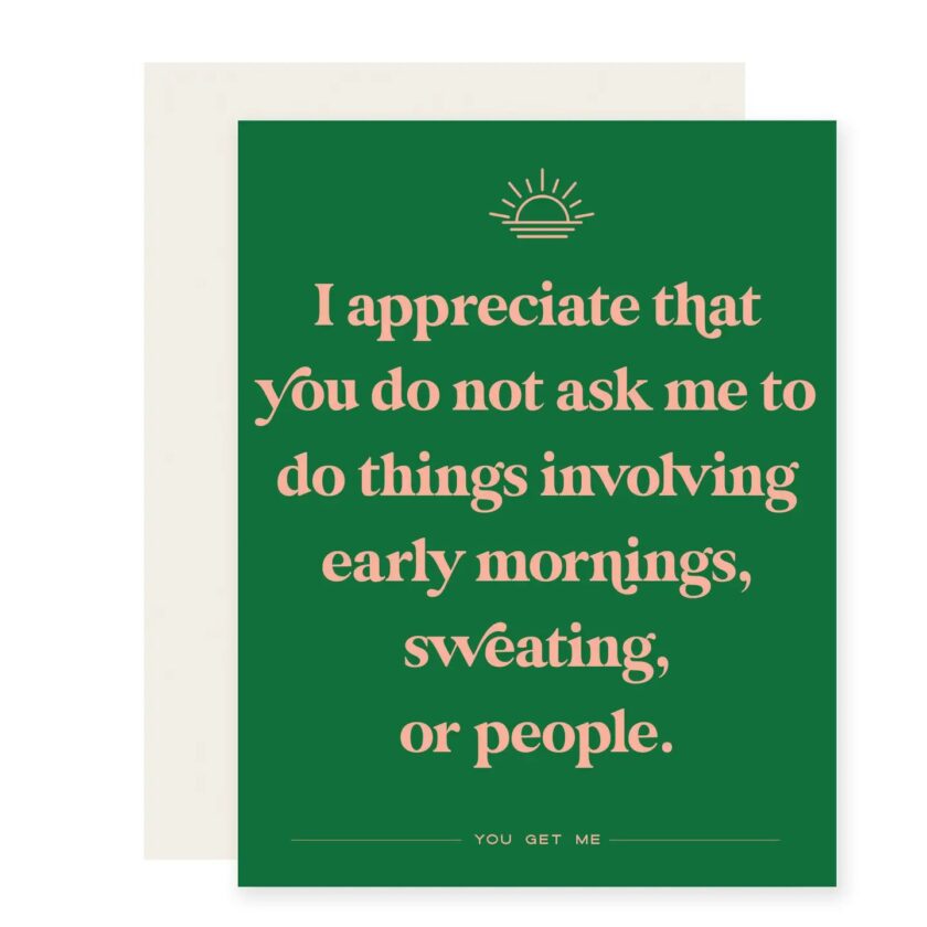 Morning Activity Card