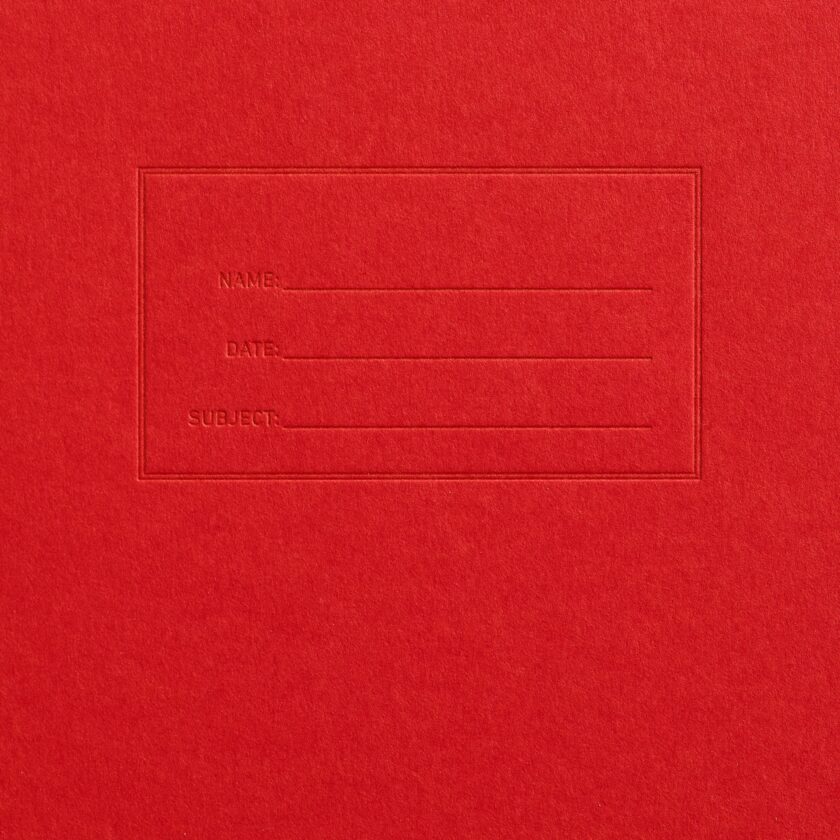 notebook warm red - Image 3