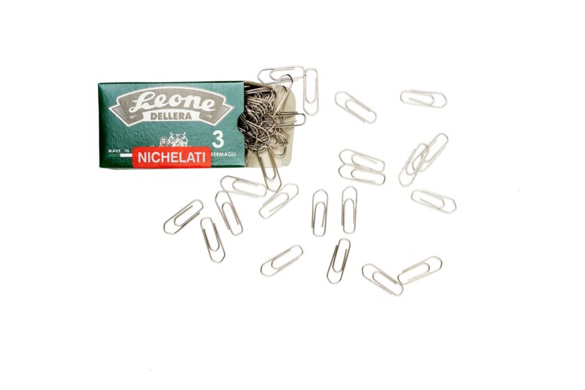 Nickel Plated Paperclip Box of 100 - Image 2